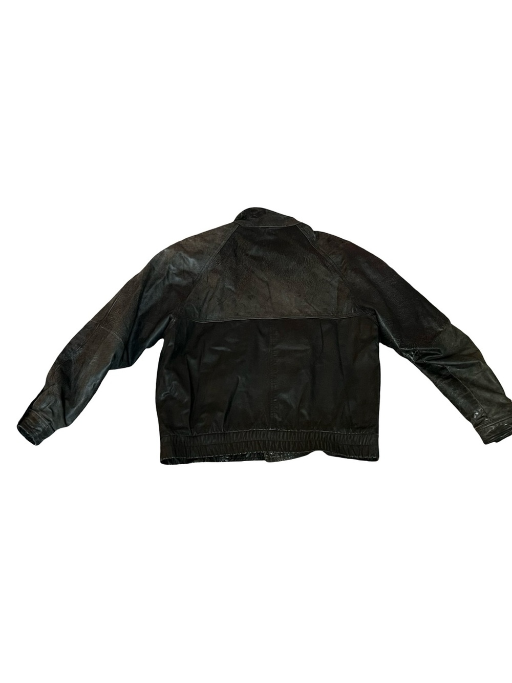 Wilsons Leather Dark Brown Leather Bomber Jacket - Picture 3 of 6